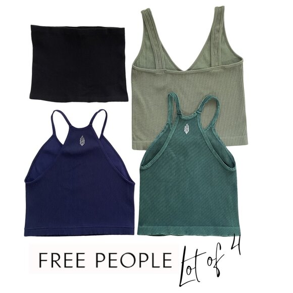 Lot of 4 Free People Athleisure Workout Tops, #311 - Picture 2 of 15
